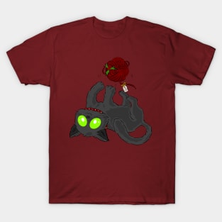 Blackjack the Black Cat T-Shirt